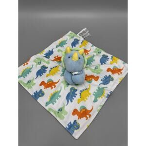 Baby Essentials Dinosaur Triceratops Lovey Plush Security Blanket